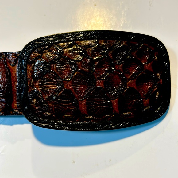 Multicolor Authentic Fendi Belt Fendi Authentic Rare Alligator Belt
